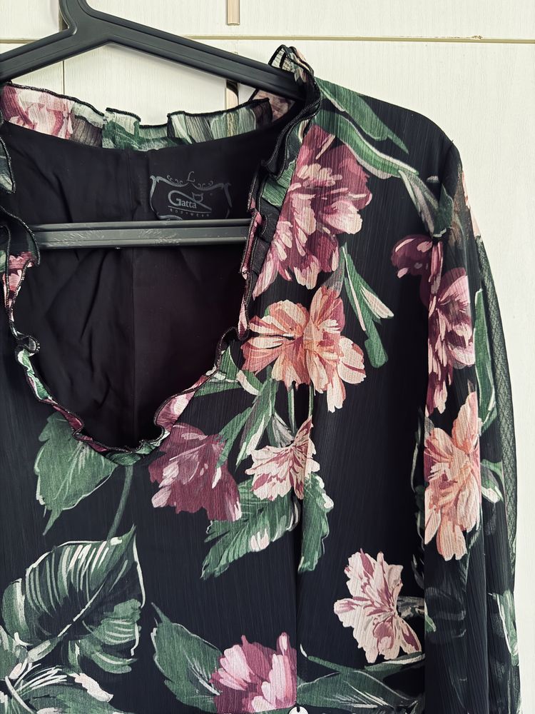 Sukienka midi w kwiaty Gatta 40 L