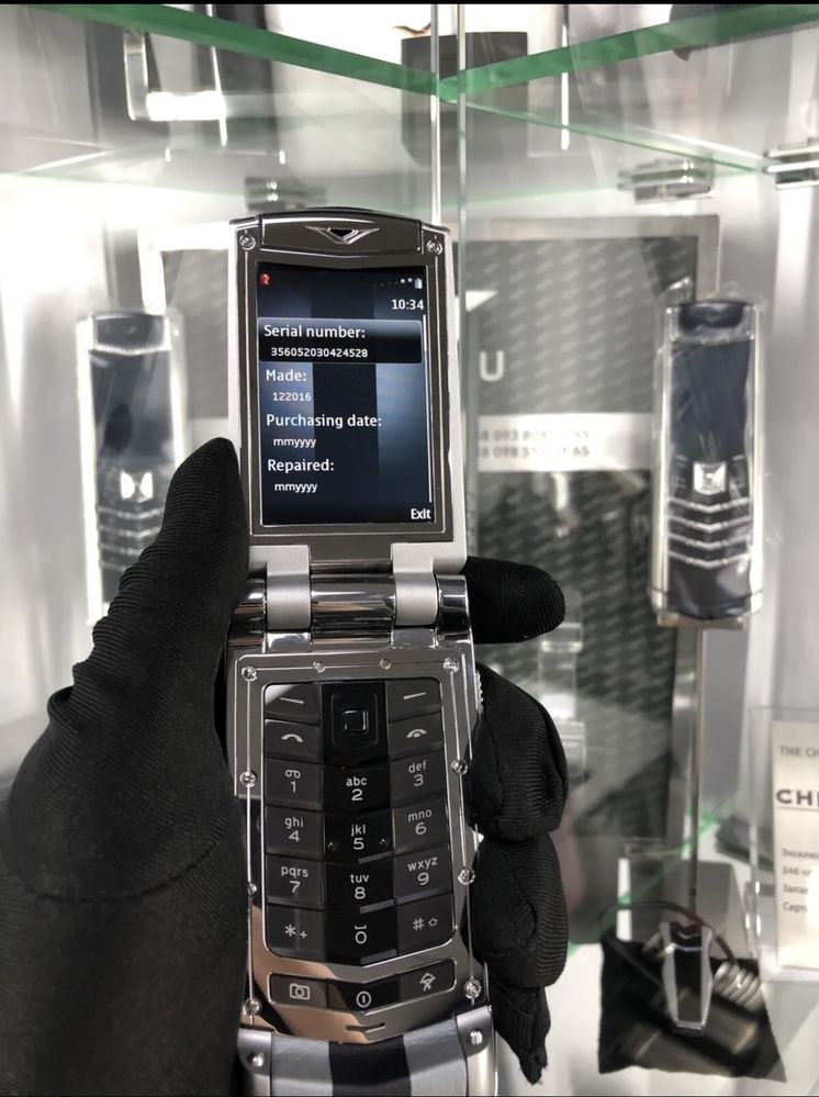 Vertu Constellation F Ayxta Turismo Silver/Black