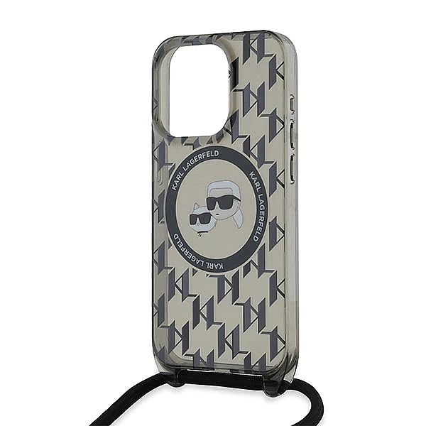 Etui Karl Lagerfeld IML Crossbody Monogram Karl & Choupette Head MagSa
