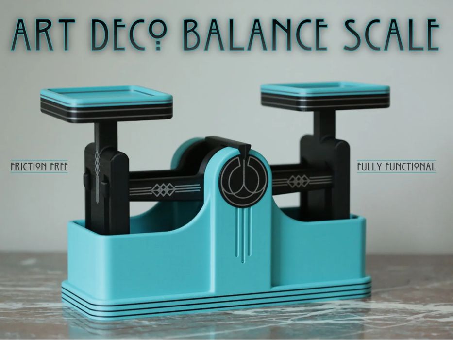 Balança Art Déco Elegante