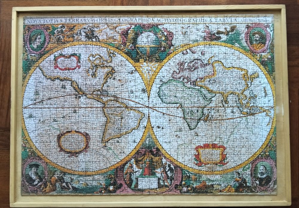 Puzzle Mapa Antiguo 1000 peças