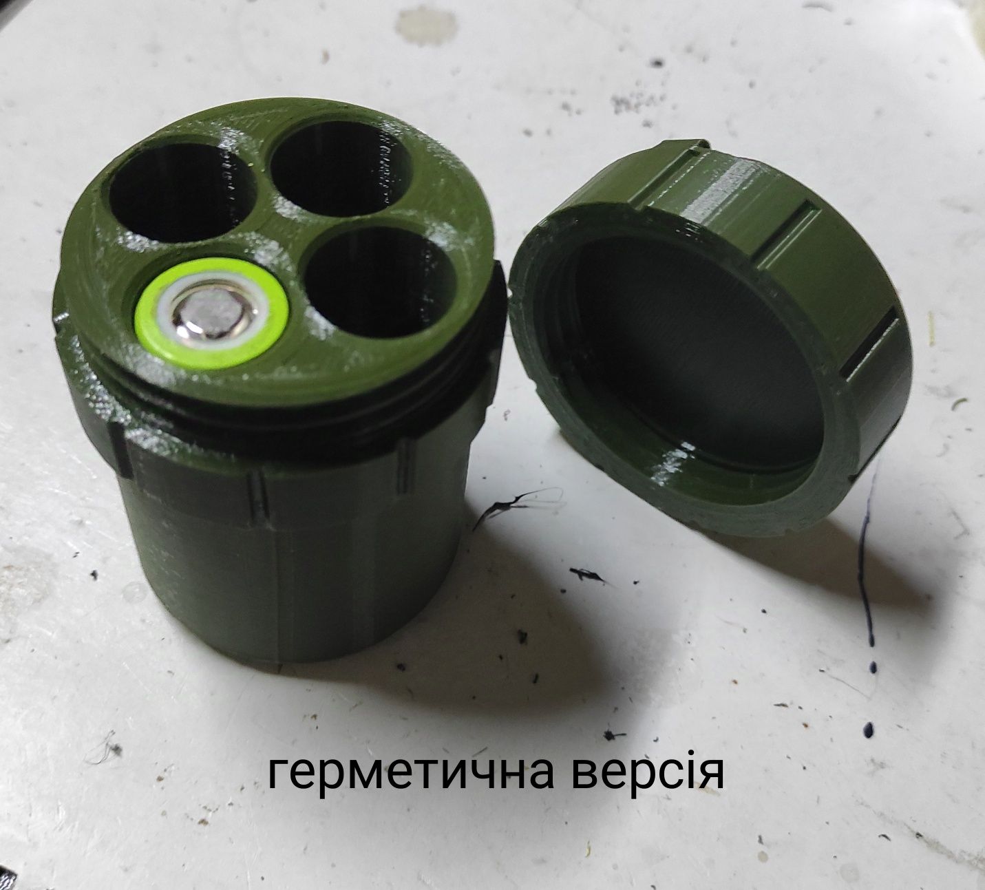 футляр бокс холдер зберігання/транспортування акумуляторів 18650 21700