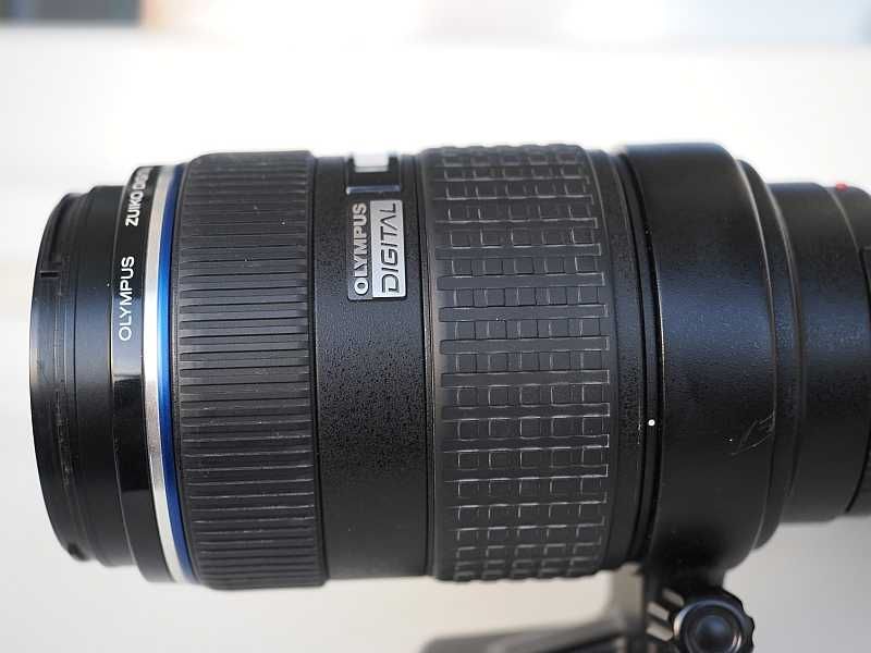 Obiektyw Olympus 50-200mm 1:2,8-3,5  4/3 + adapter MMF-1