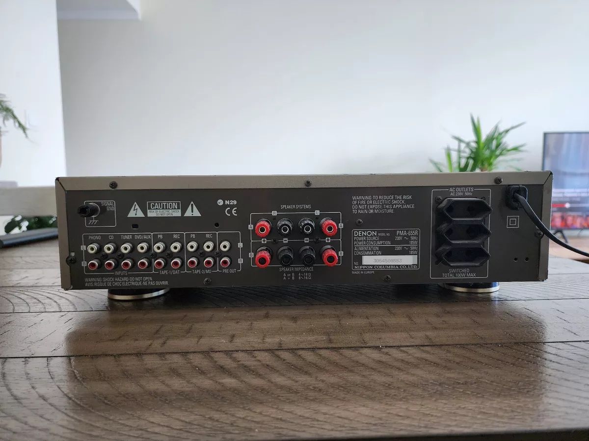Denon pma 655r , усилитель hi fi , звук, пульт!