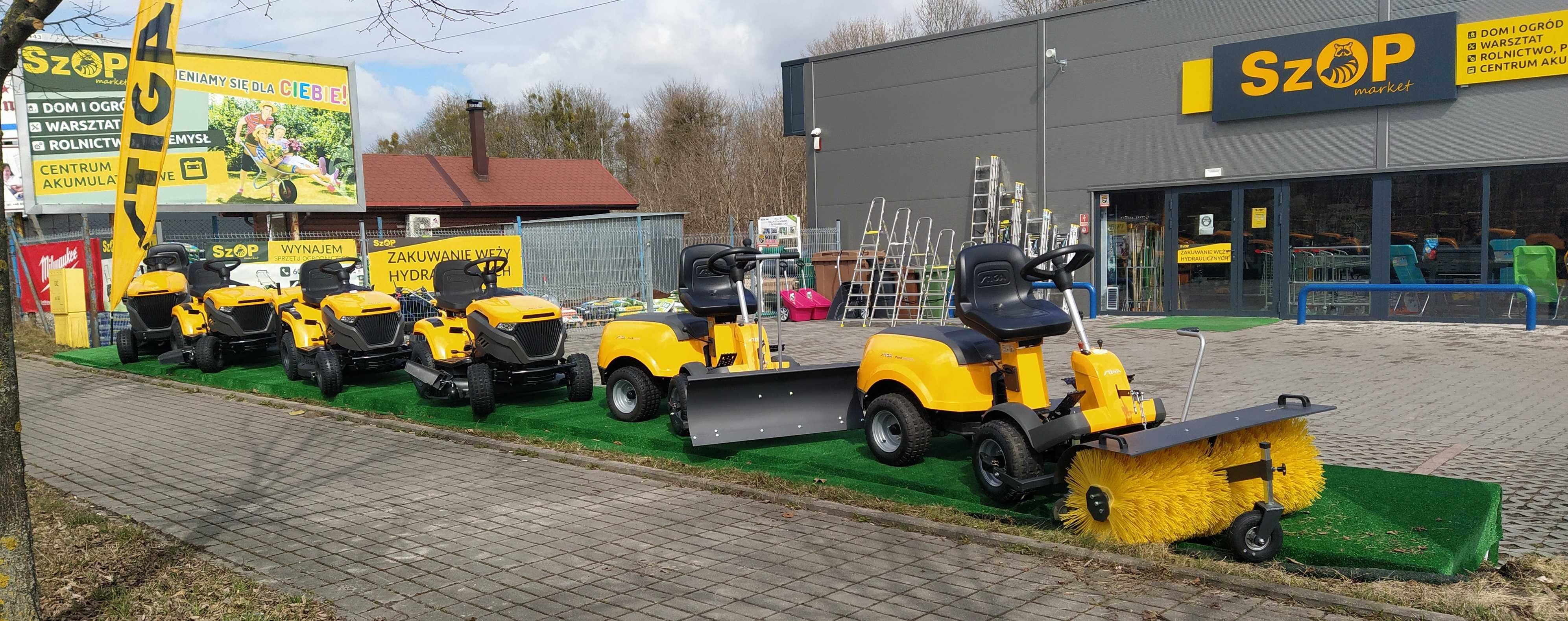 Traktor akumulatorowy STIGA Swift 372e 3x7.5 Ah + 1x5 Ah + ładowarka