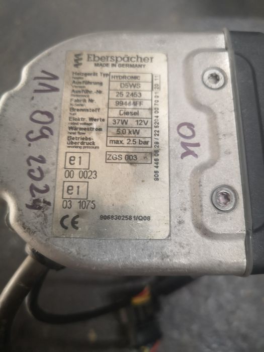 Webasto Ogrzewanie D5WS SPRINTER 906 CRAFTER 2561