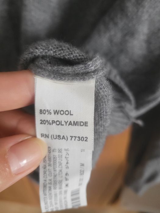 80% wełny Wełniany swetr kardigan zima