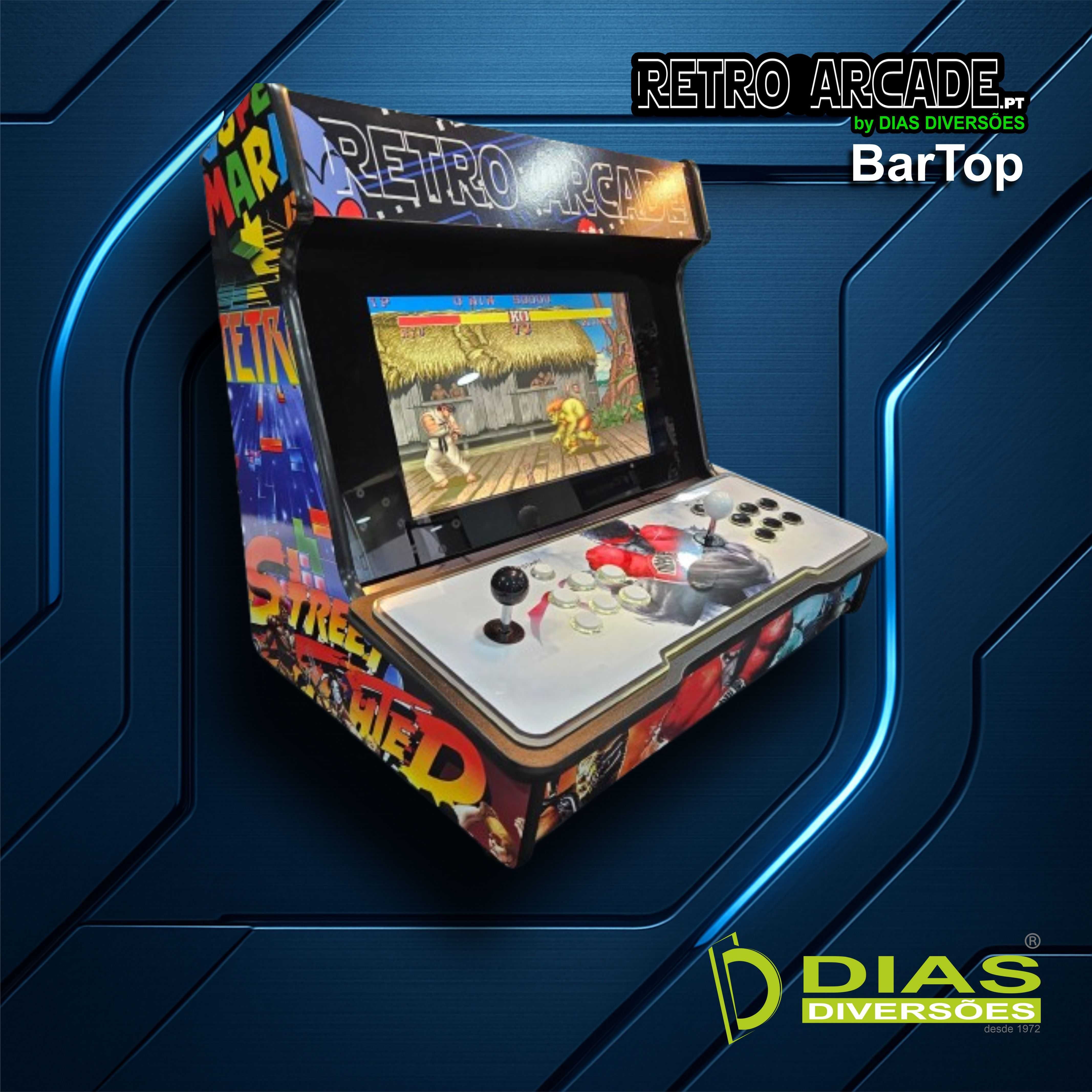 Retro Arcade (Bar Top) 29600 Jogos - Novas