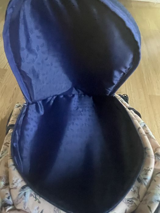 Рюкзак Hash — новый, персиковый с принтом птиц, вместительный -499 грн