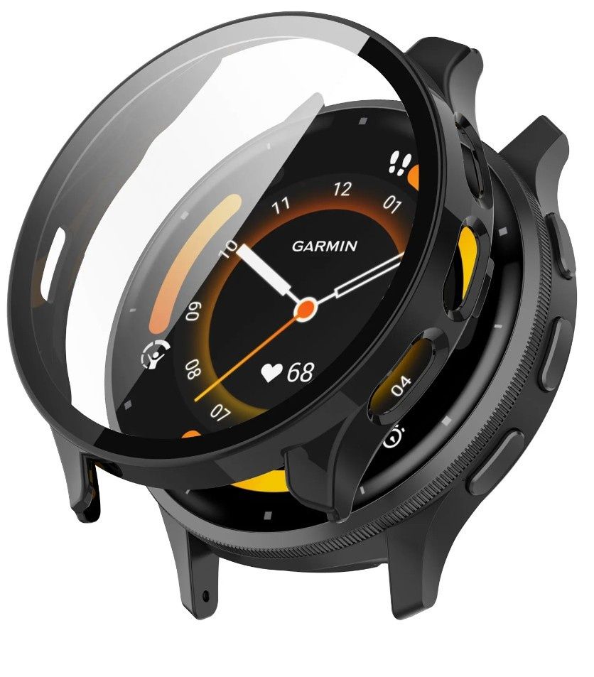 Zestaw Ochronny 2 x Szkło Hybrydowe 7H + Etui 2w1 do Garmin Venu 3s