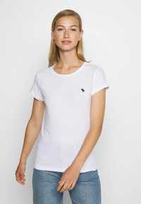 OKAZJA 2-PAK Oryginalny biały T-shirt koszulka Abercrombie&Fitch XS