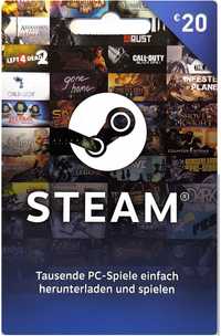 Steam Gift Card (Стим карти поповнення) на 100, 50, 20 euro EU-регіон