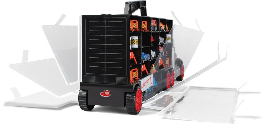 Трейлер перевозчик авто,игровой набор Dickie Toys длина 62см 374 9023