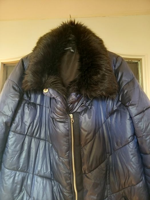 Kurtka damska pikowana rozmiar L granat