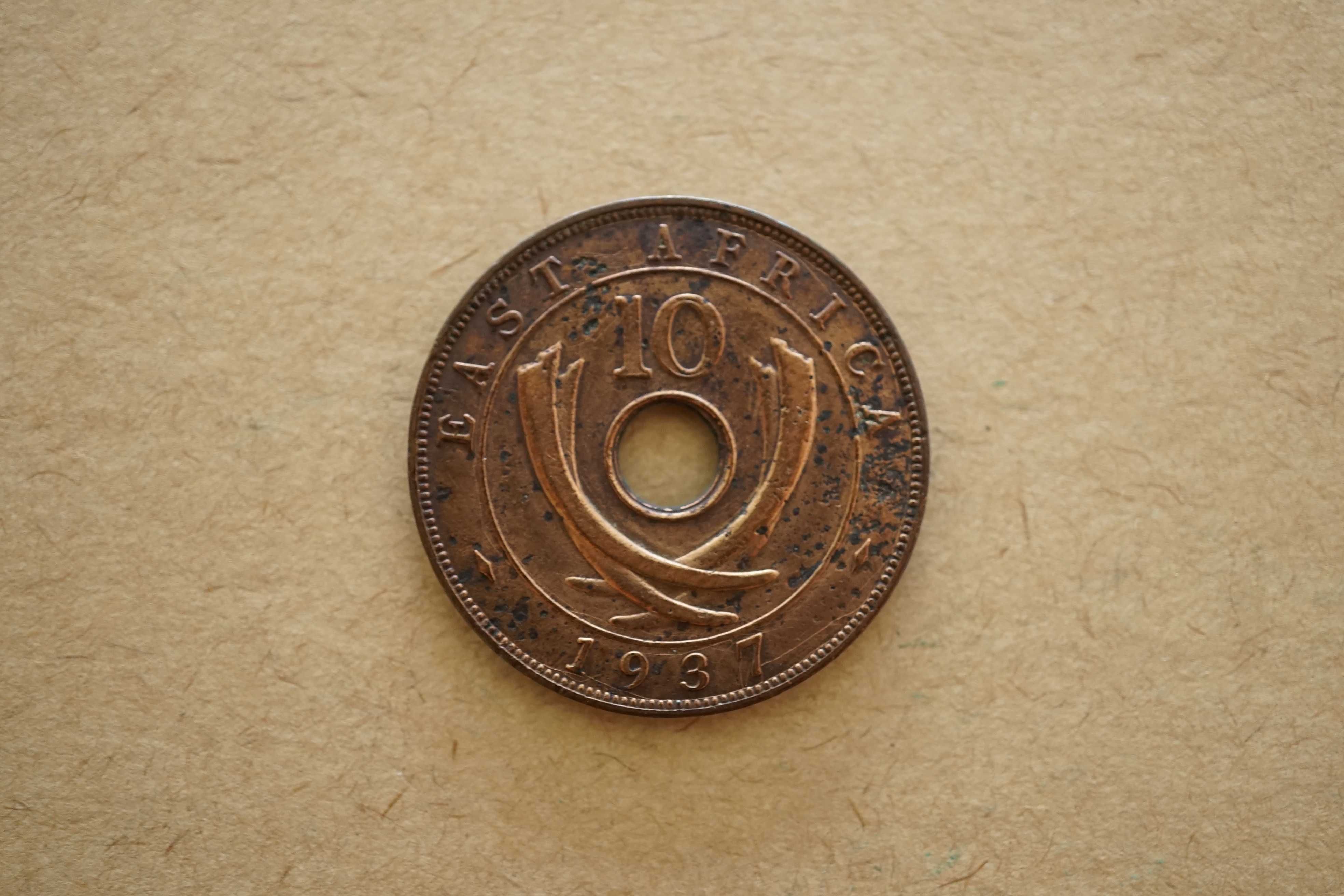 Lote 4 Moedas de 10 centavos 1936 e 37, 5 centavos 1942 e 46