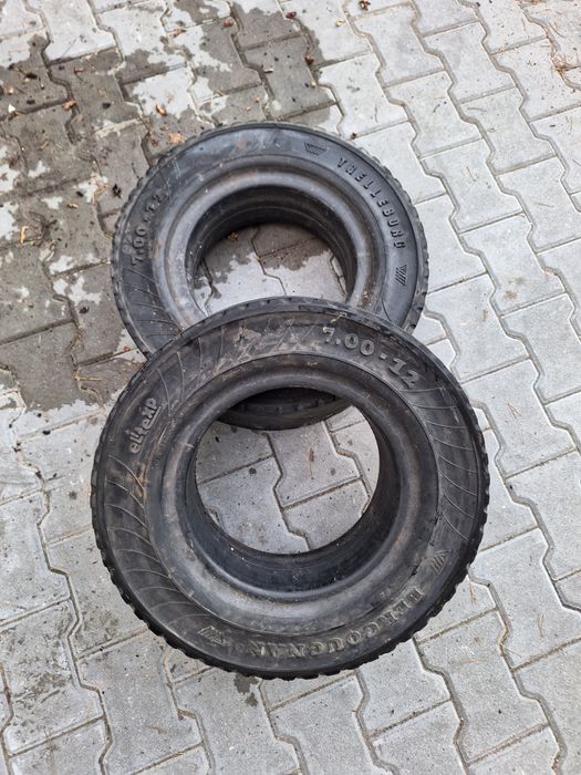 Opony przemyslowe lane pelne 7.00-12 do wozka widlowego.