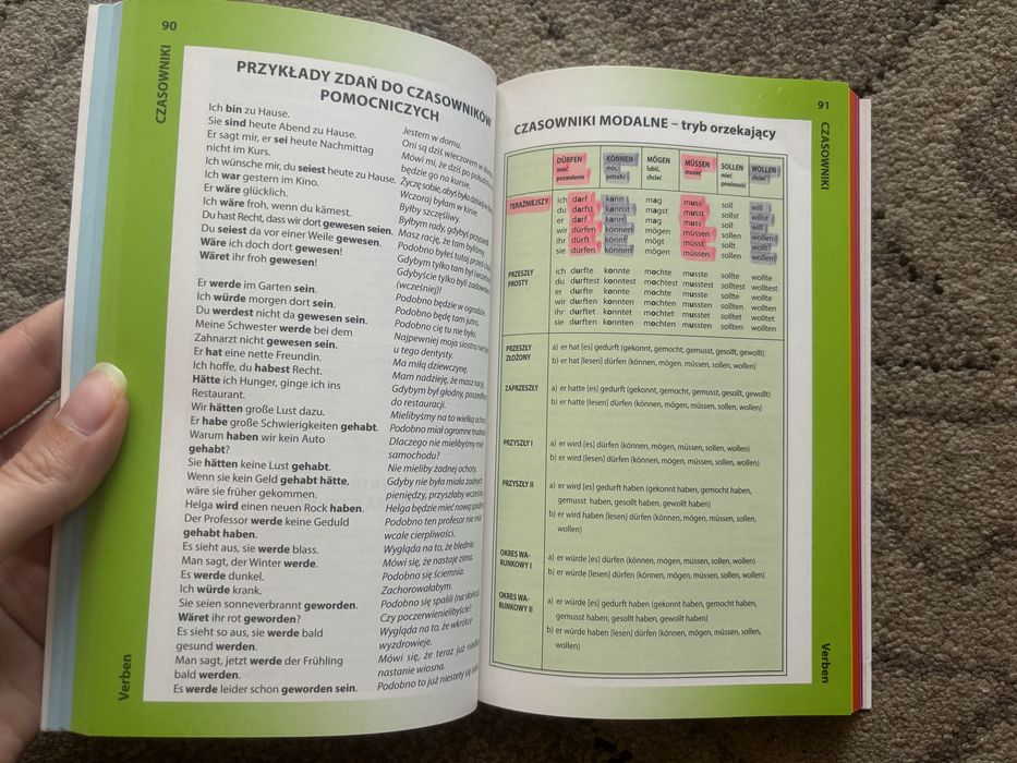 Szkolna gramatyka niemiecka, rea