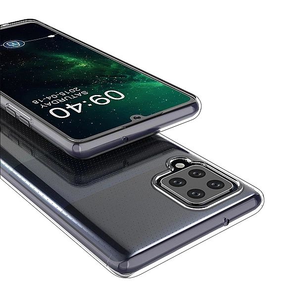 Żelowy pokrowiec etui Ultra Clear 0.5mm Samsung Galaxy A12 / Galaxy M1