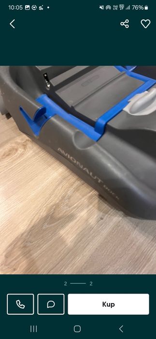 Baza isofix avionaut dock do fotelika avionaut kite oraz karwala, Carl