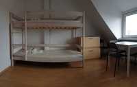 Łóżko piętrowe / dzielone. Używane w b.dobrym stanie. Materace gratis.