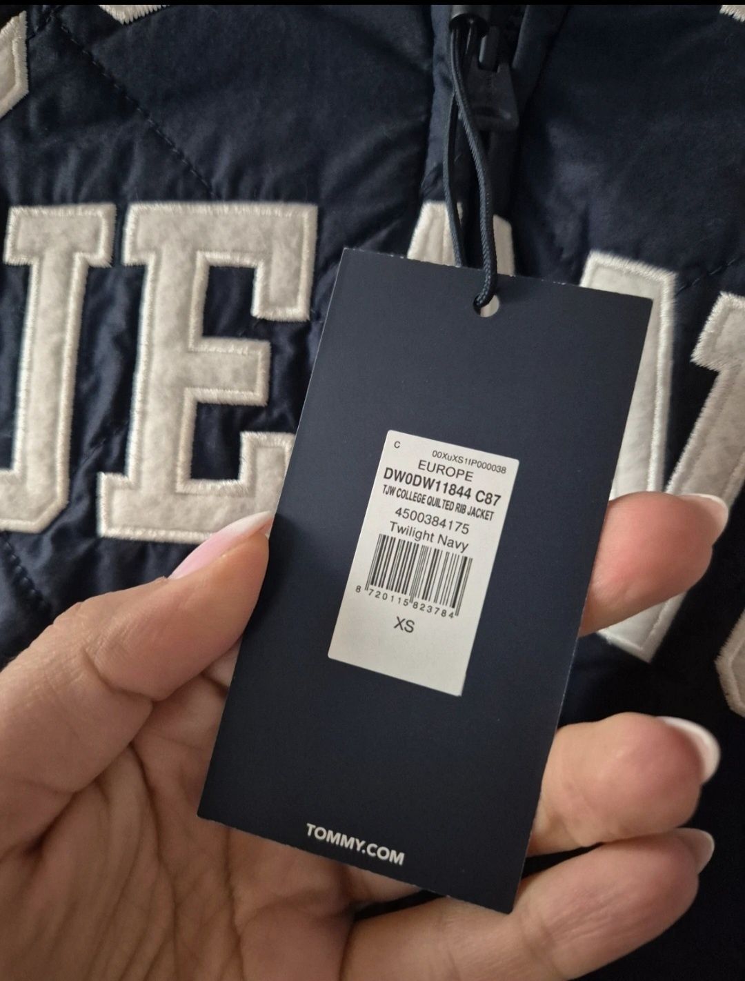 Bomberka kurtka College bejsbolówka Tommy Jeans nowa xs s pikowana