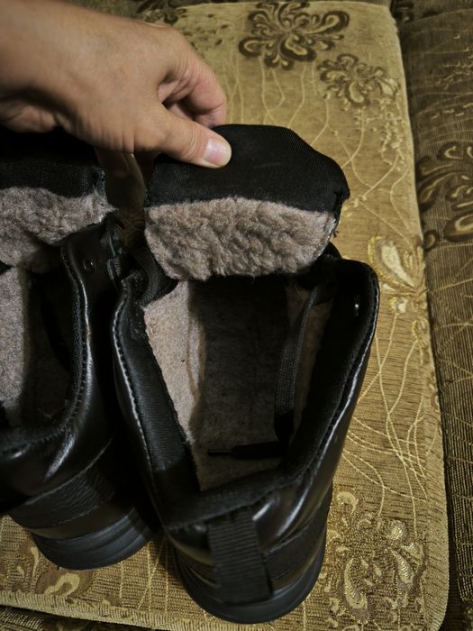 Мужские зимние ботинки кожа 44 размер