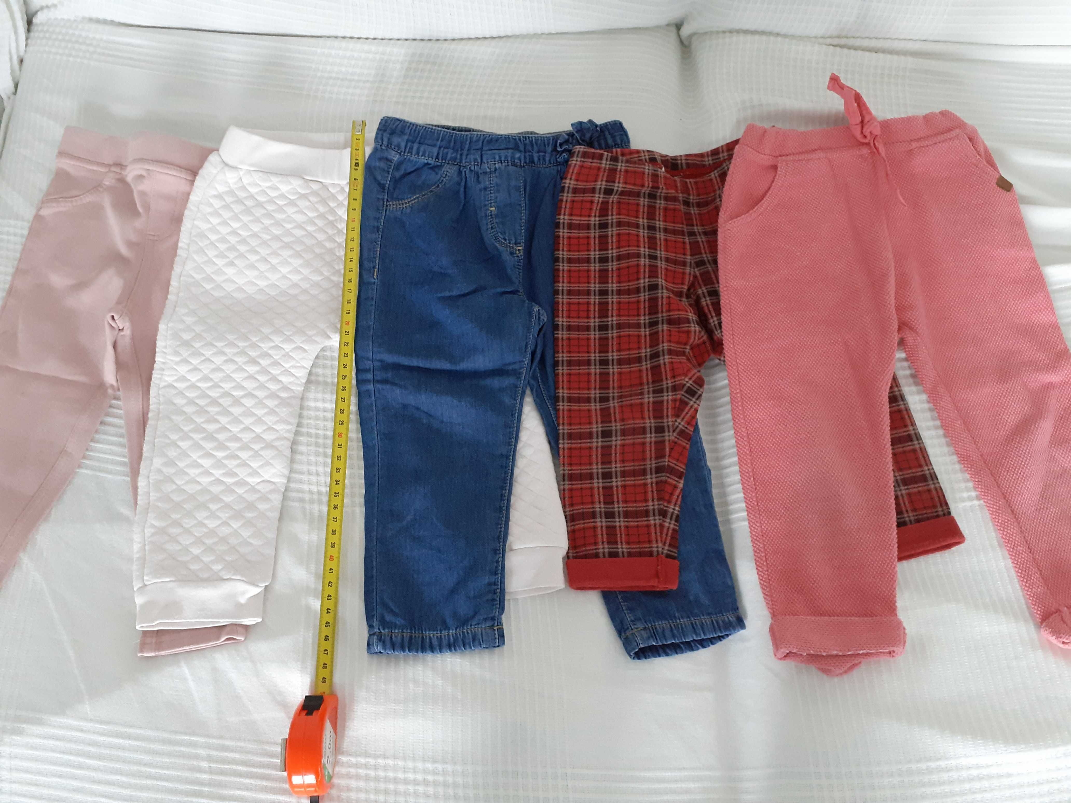 Calças ganga e leggings - menina - 1 e 2/3 anos