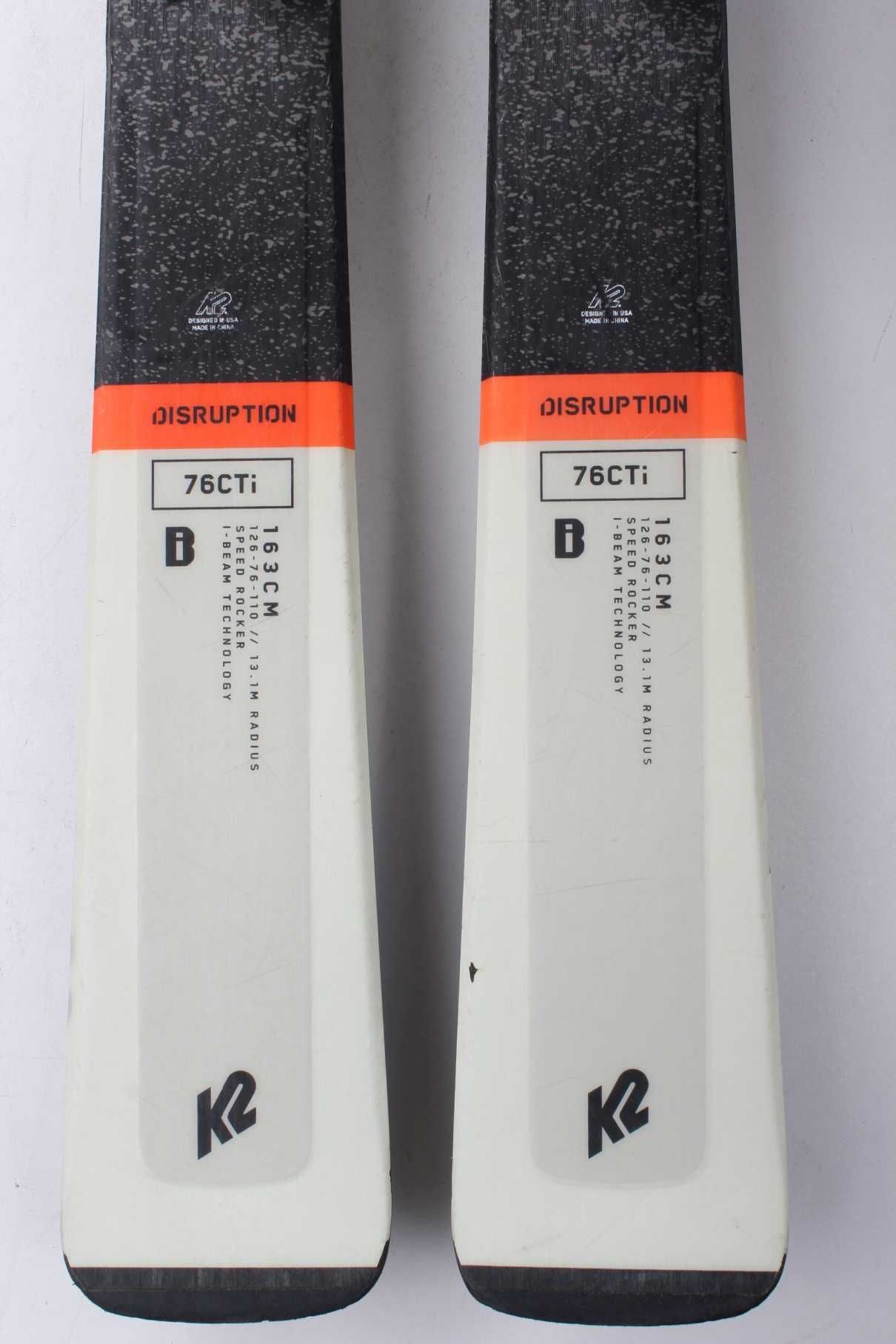 Narty K2 Disruption 76 CTi 163 cm + Marker M3 Gripwalk 2023 - 1832