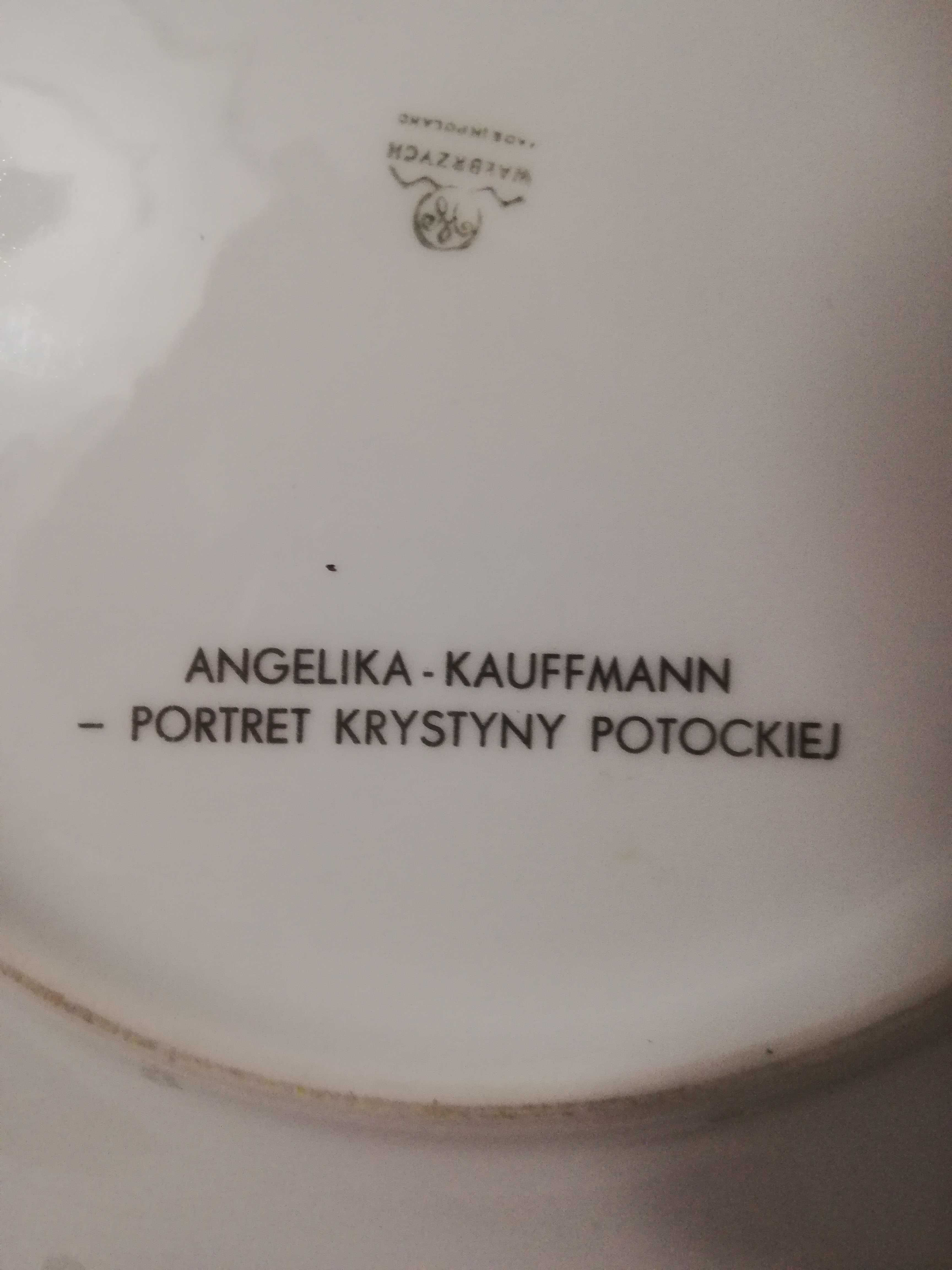 Talerz dekoracyjny- Fabryka Porcelany ,,Wałbrzych''