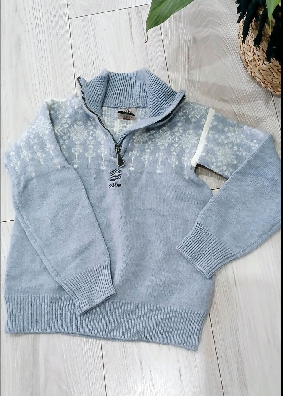 Norweski sweter dziecięcy Snjòr rozm 128/134