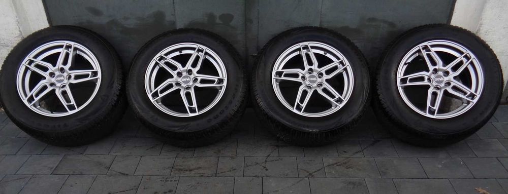 Alufelgi 17 cali 5x108 Ford, Volvo, Citroen, Opel, opony zimowe 6,8mm