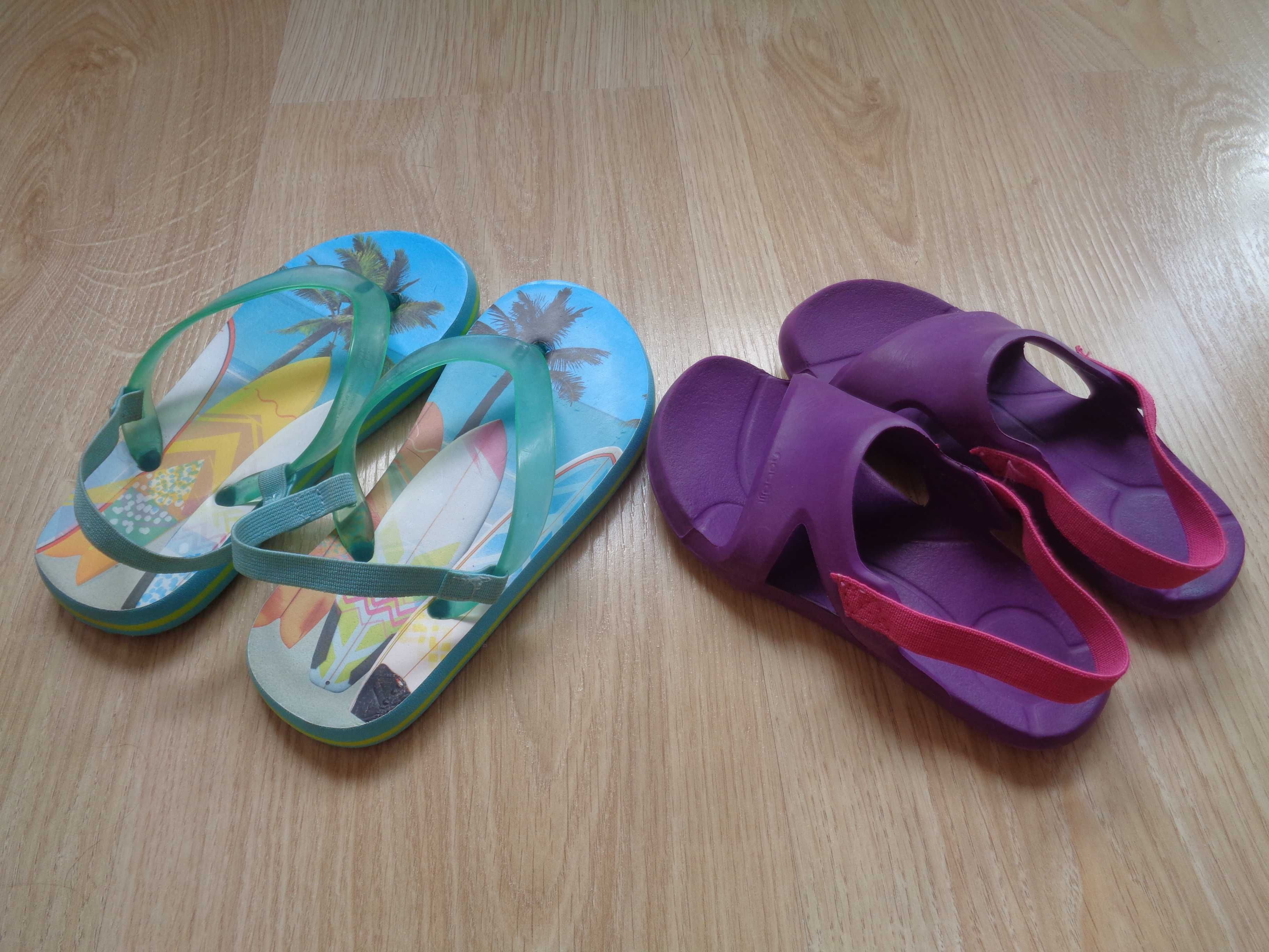 Japonki roz. 26-27 klapki sandałki buciki dla dziecka na lato wakacje