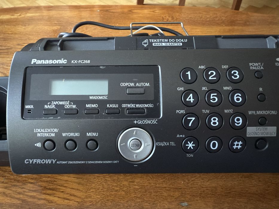 PANASONIC KX-FC268PD – Telefax / Faks z telefonem