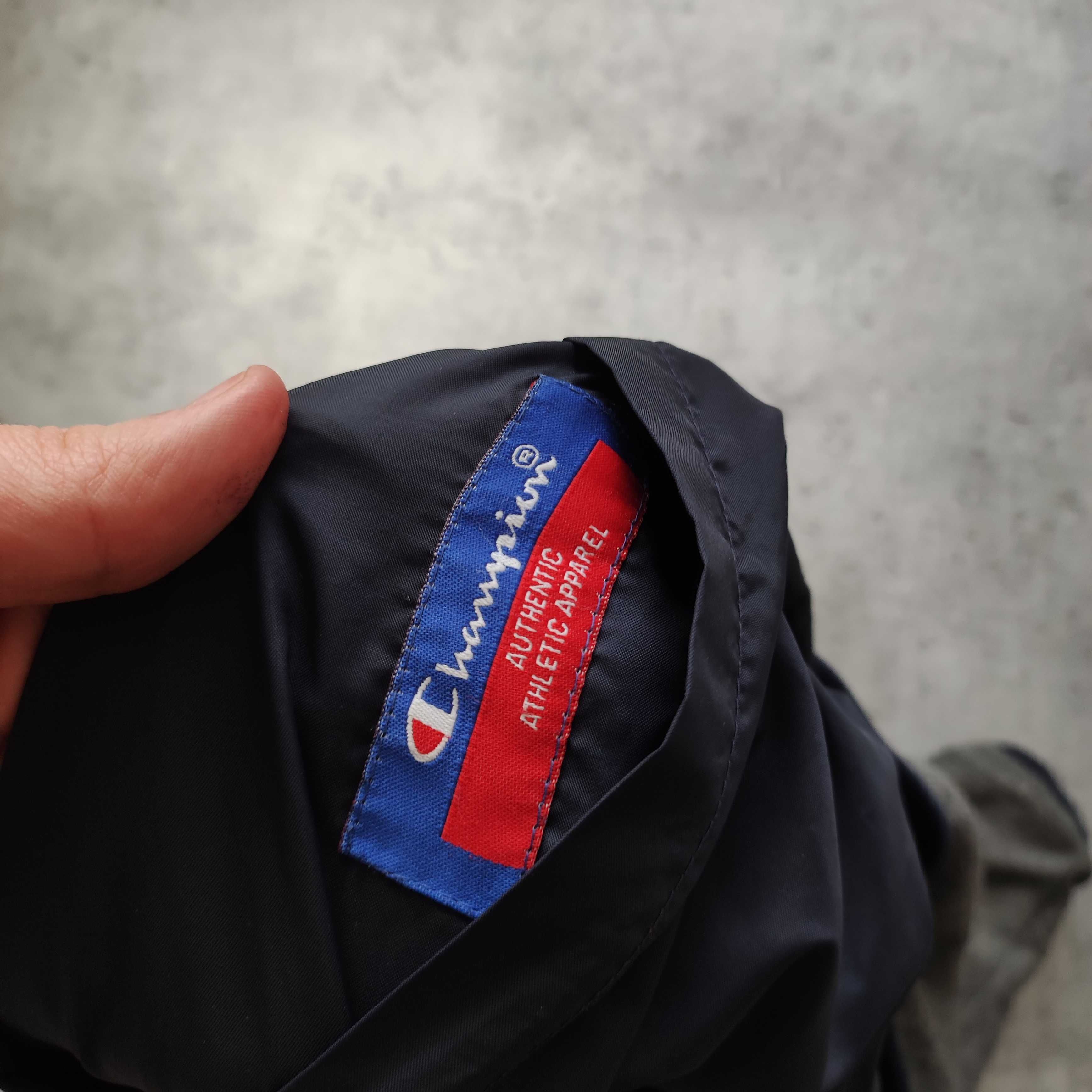 MĘSKA Bluza Kurtka Wiatrówka Polarowa Champion Thermal Suwak Haft Logo