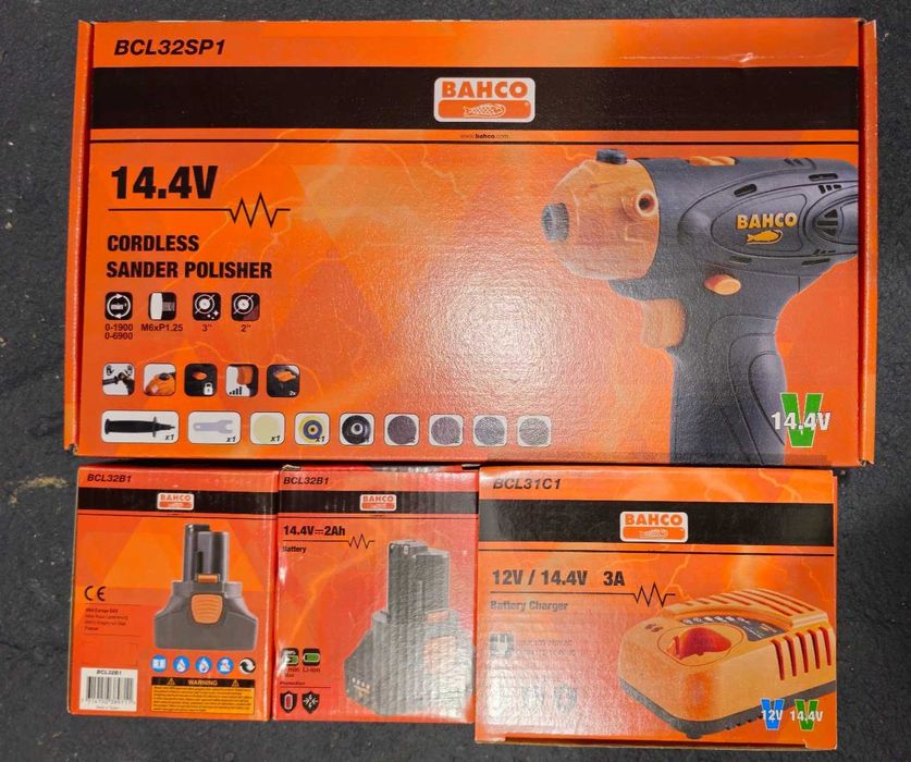 BAHCO polerka / szlifierka 14,4V