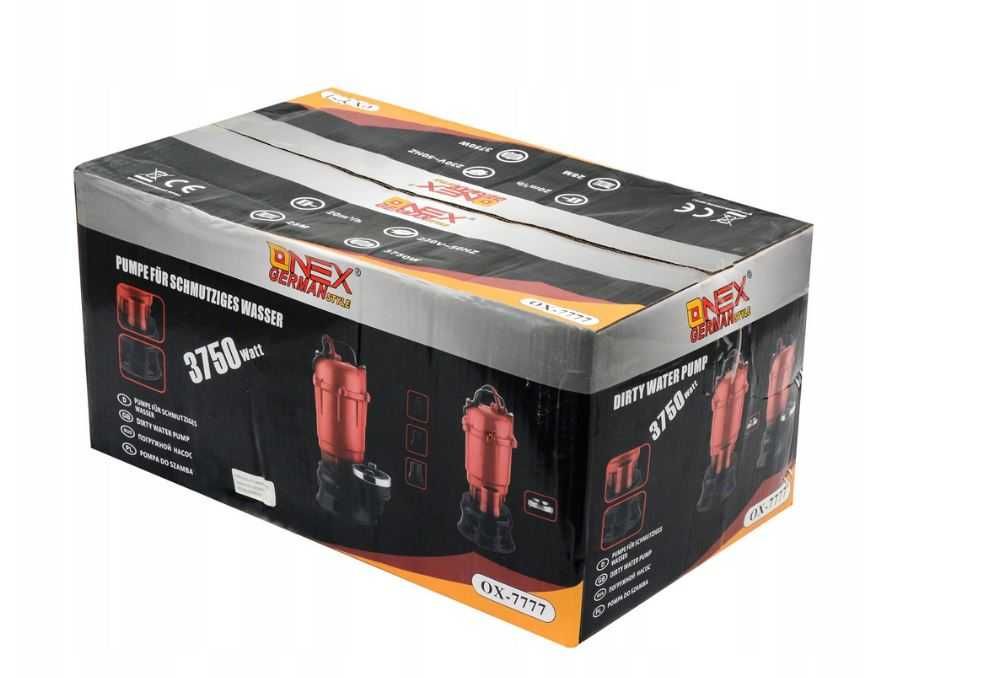 Pompa ONEX do brudnej i czystej wody 3750 W + gwarancja FV