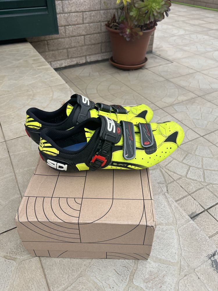 Sapatos encaixe sidi carbon