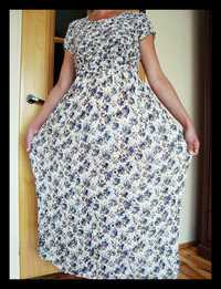 MAXI długa,przewiewna sukienka indyjska na Lato-r.M