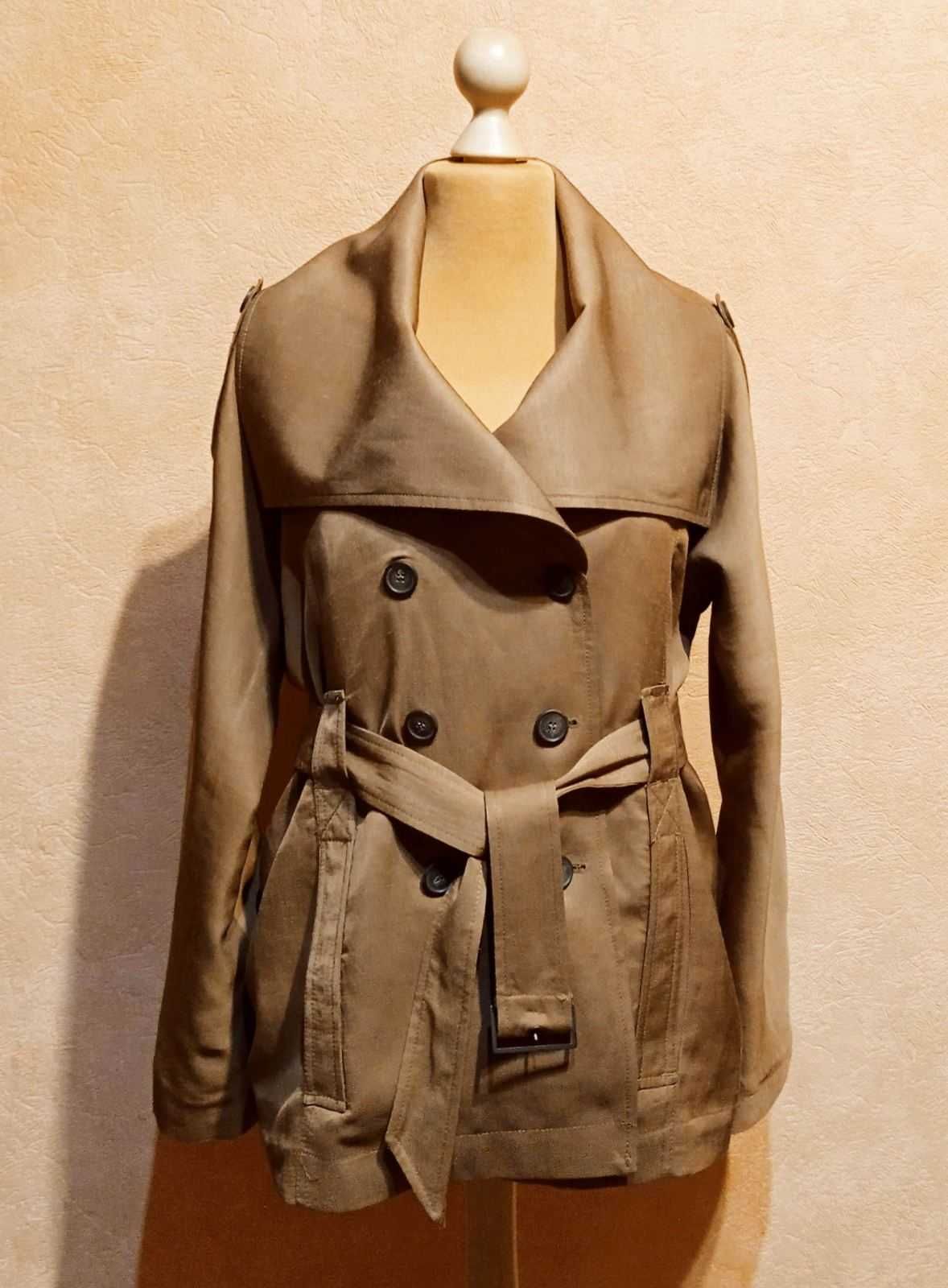 Оригинальная легкая куртка, ветровка, 64% вискозы, ШЕ.