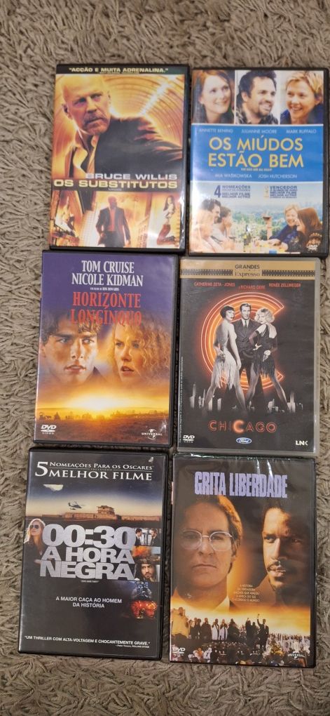 DVDs. Vários. Como novos