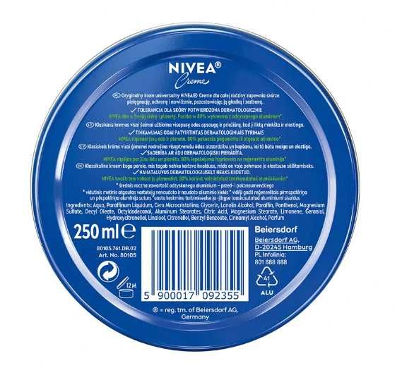 NIVEA CREME Krem Uniwersalny Nawilżający 250 ml