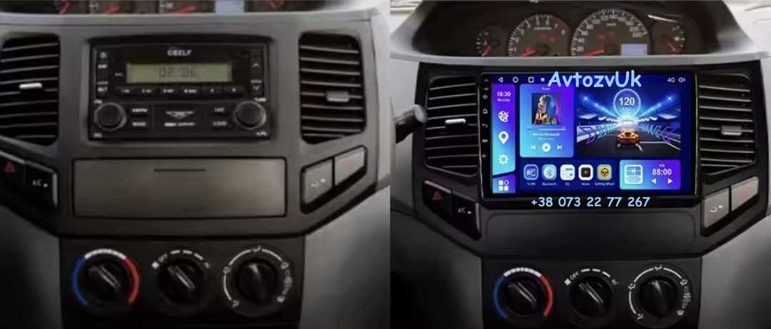 Магнитола GC6 Geely MK MK-2 CK СК MK2 МК2 GPS Джели МК CarPlay Android