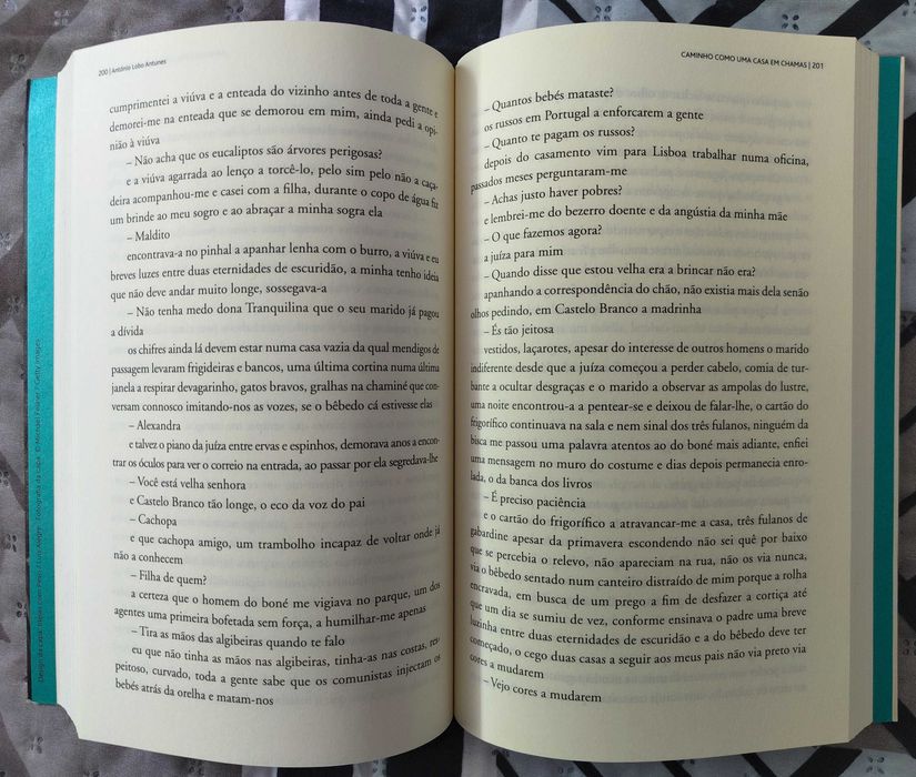Caminho como uma Casa em chamas Antonio Lobo Antunes