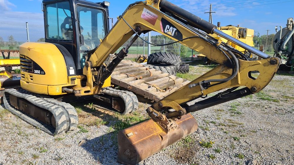 Minikoparka koparka cat 305 c 302,306 caterpillar stan super