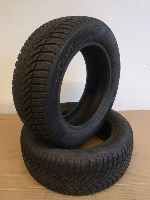 215/55r16 ZIMOWE 97H NOWE Kumho WinterCraft WP51 zima 2 sztuki PARA