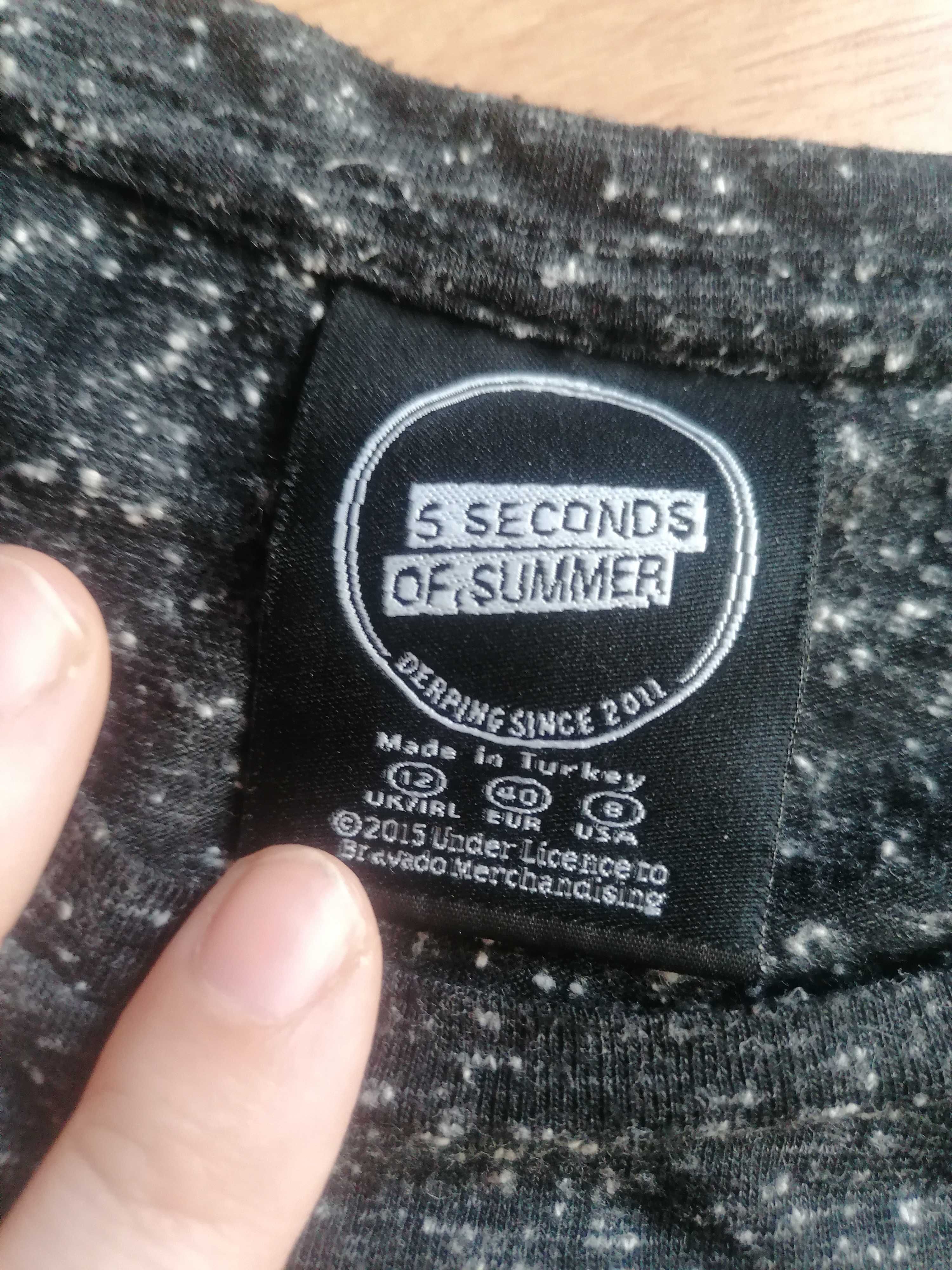 koszulka t-shirt 5 seconds of summer 5sos rozmiar L 40 bezrękawnik