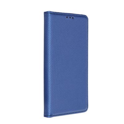 Etui Z Klapką Smart Magnet Do Honor 90 5G Granatowe + Szkło 9H