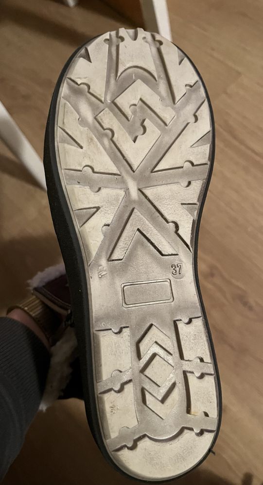 Ocieplane skórzane buty Nagaba 37