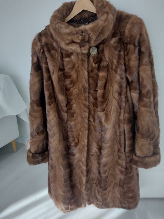 Eleganckie futro z norek