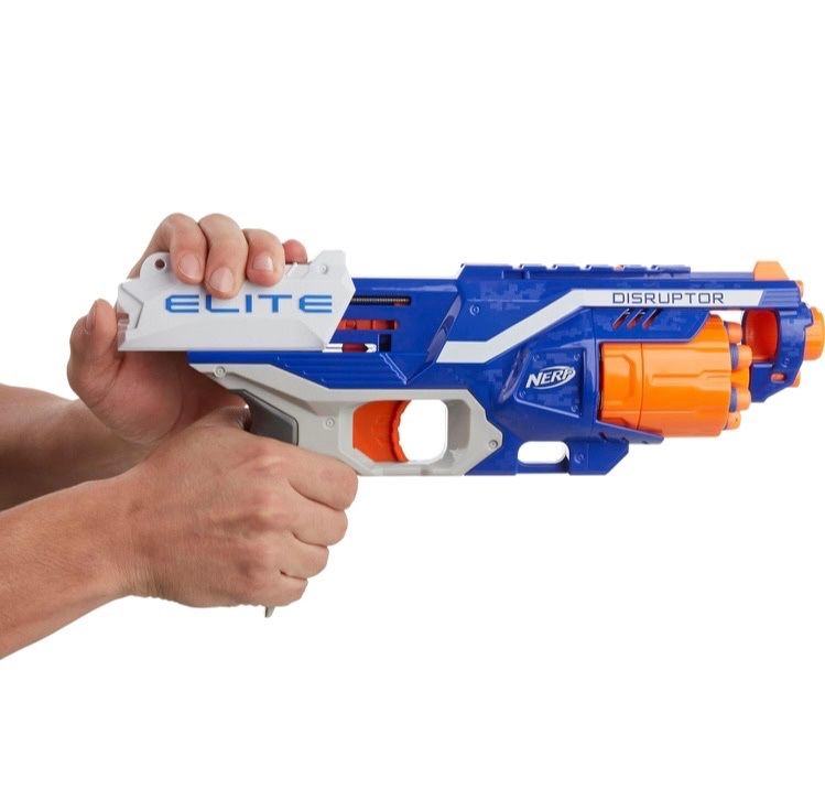 NERF Disruptor Elite Blaster - 6-Dart Rotating Drum
